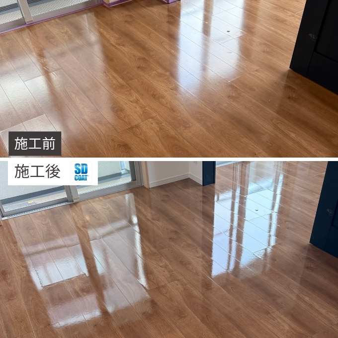 東京都中野区のガラス系フロアコーティング施工例57784_03