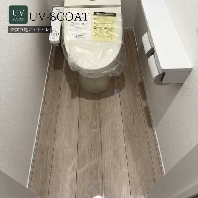 フロアコーティング47167_廊下施工後